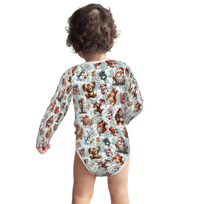 Sasquatch Bigfoot 19 DESIGNS Long Sleeved Baby Onesies