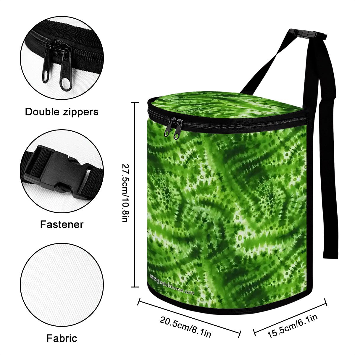 19 Tie Dye Designs, Bucket-Shaped Car Trash Bag