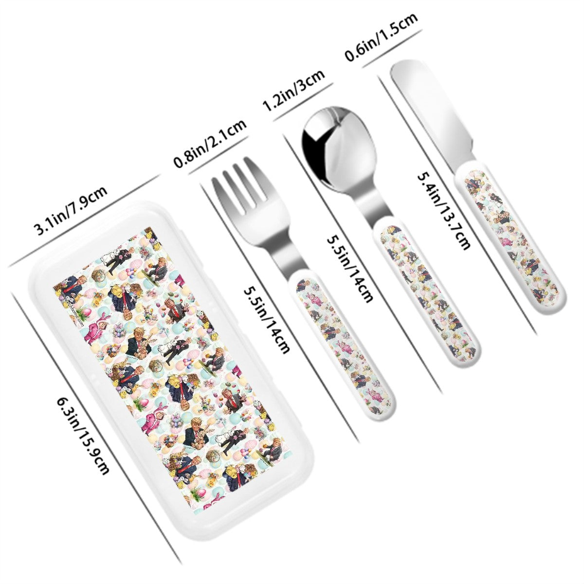 20 Trump Designs Kids Straight Handled Cutlery Set