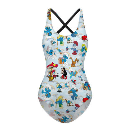 20 Awesome Designs, Cross-Back One Piece Swimsuit