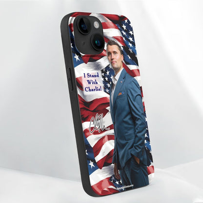 Charlie Kirk Memorial, TPU Apple iPhone 15 Series Case
