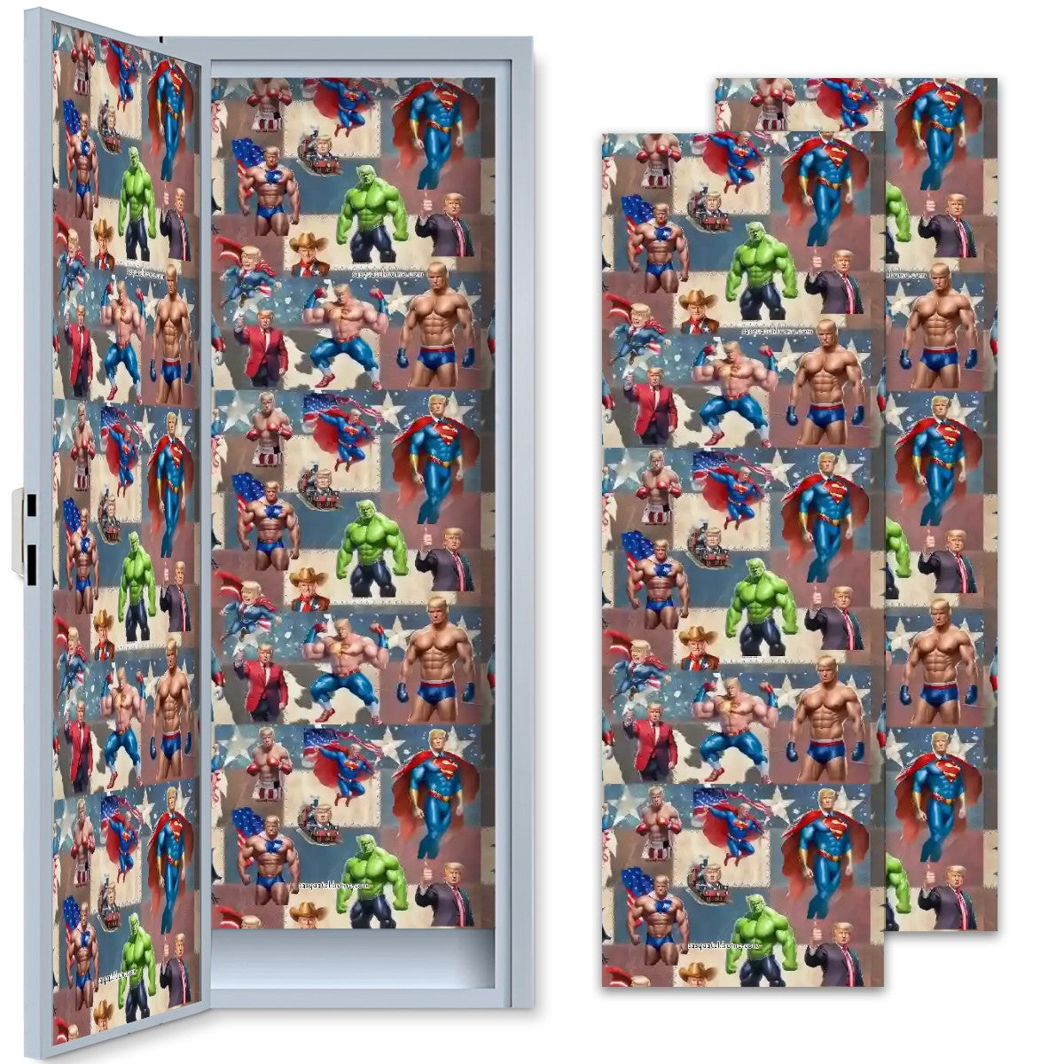 Donald Trump Themed School Locker Magnetic Wallpaper 20 Designs