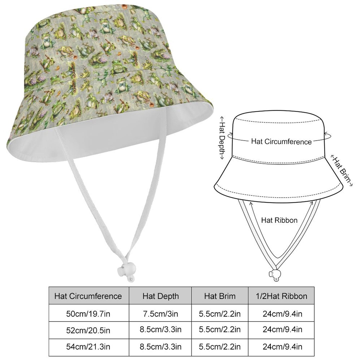 10 Animal Designs, Kid’s Bucket Hat