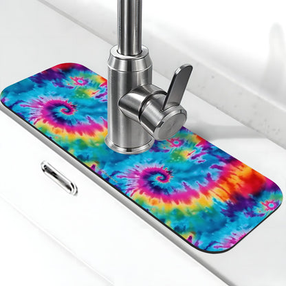 19 Tie Dye Designs, Faucet Mat