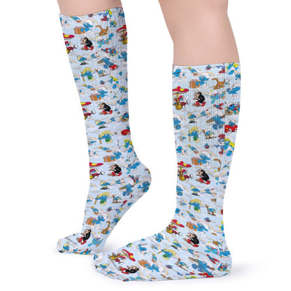 20 Misc Designs, 15.5 Inch Tube Socks