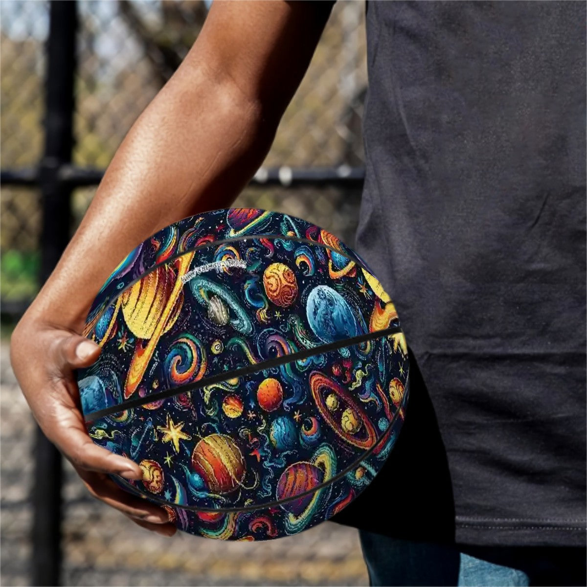 12 Galaxy / Outer Space, Leather Basketball