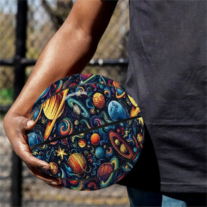 12 Galaxy / Outer Space, Leather Basketball