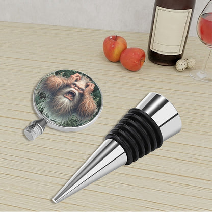 Frustrated Bigfoot Sasquatch, Wine Bottle Stopper