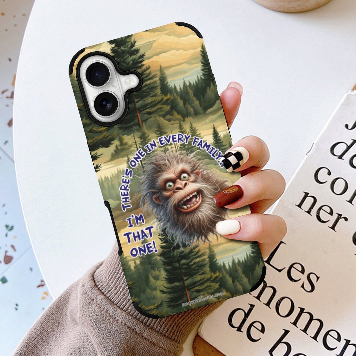 Bigfoot / Sasquatch "There's one in..", Microfiber iPhone 16 Cases