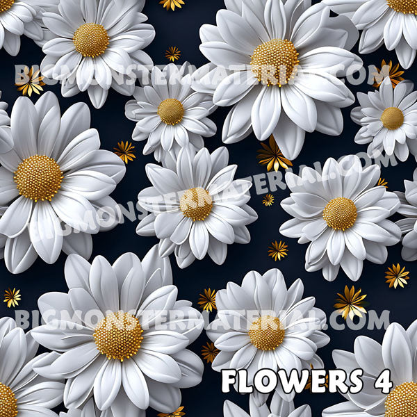 10 Beautiful Flower Designs, Women’s Plush, Fluffy Slippers