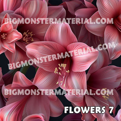 10 Flower Designs, Reusable Folding Bag