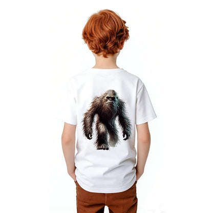 Bigfoot Sasquatch Designs, Kid’s Double Sided Gildan 5000B T Shirt