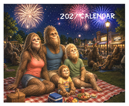 2027 Bigfoot / Sasquatch Calendar