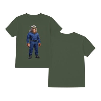 Bigfoot Sasquatch Coast Guard T-Shirt Gildan 5000 T Shirt