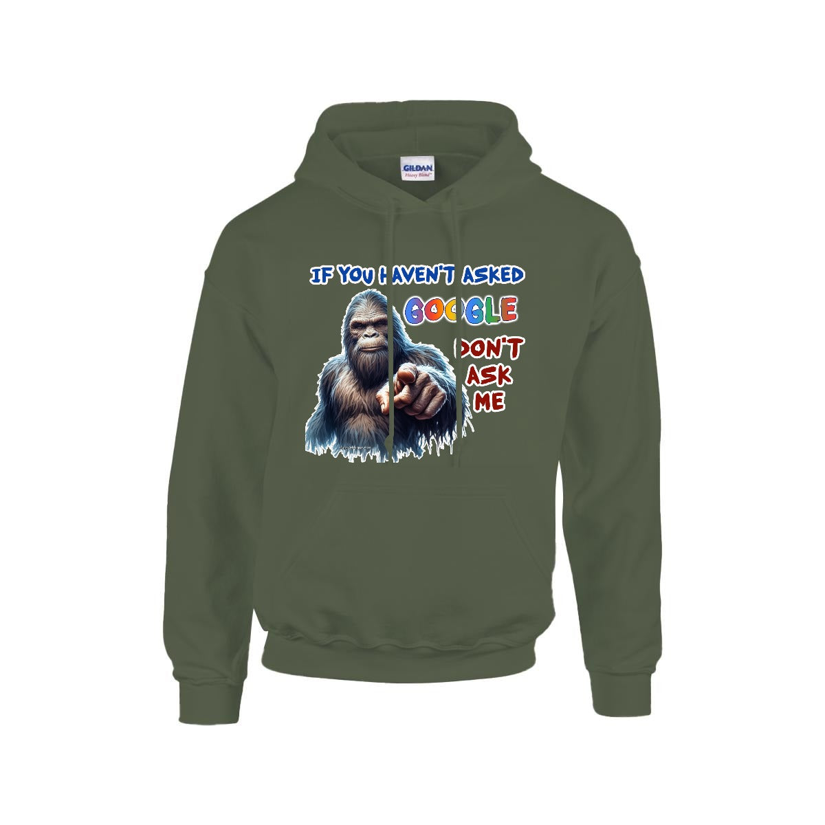 Sasquatch, Bigfoot Design, Gildan 18500 Poly-Cotton Hoodie