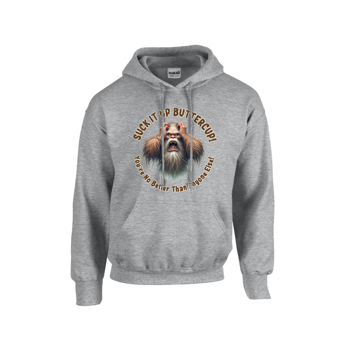 Sasquatch, Bigfoot Design, Gildan 18500 Poly-Cotton Hoodie
