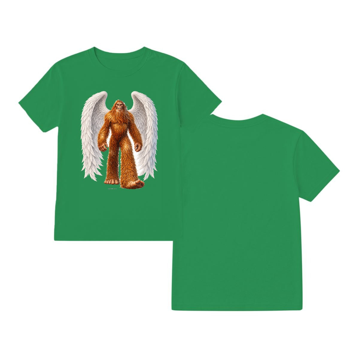 Bigfoot Sasquatch With Wings, |Gildan 5000 T Shirt