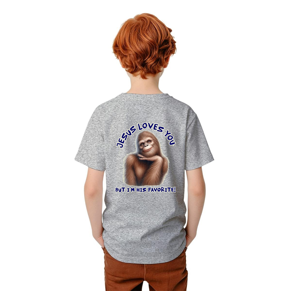 Bigfoot Sasquatch Designs, Kid’s Double Sided Gildan 5000B T Shirt