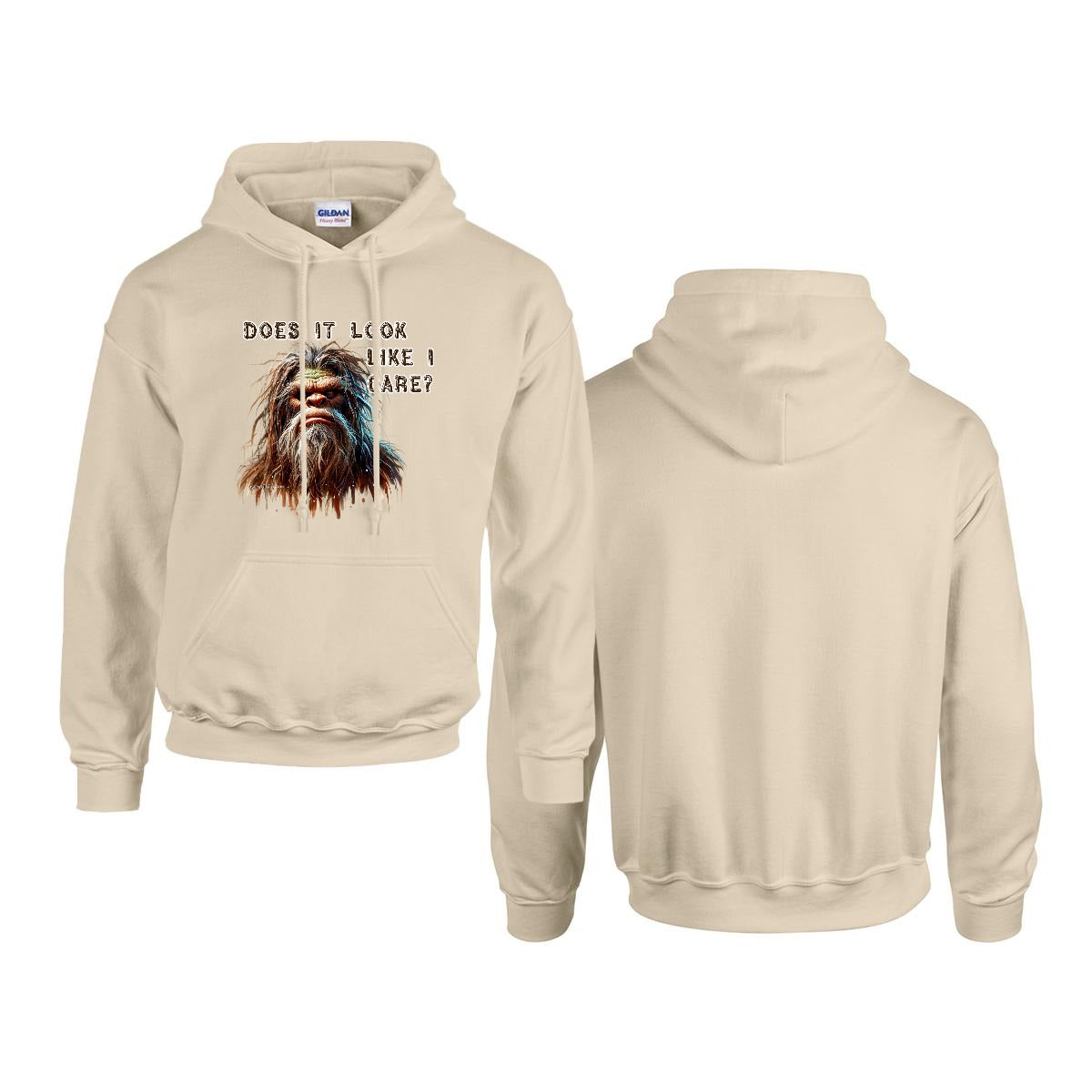 Sasquatch, Bigfoot Design, Gildan 18500 Poly-Cotton Hoodie