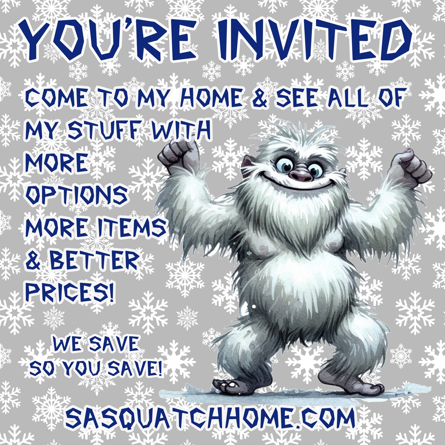 Bigfoot / Sasquatch Valentine, Love, Faucet Mat