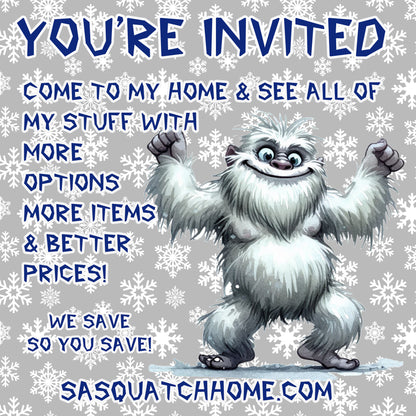 Bigfoot / Sasquatch Valentine, Love, Faucet Mat