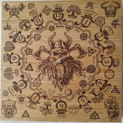 Hand Made Wood "Irish Pride" , Laser Etched Mechanic Clocks 2 Sizes
