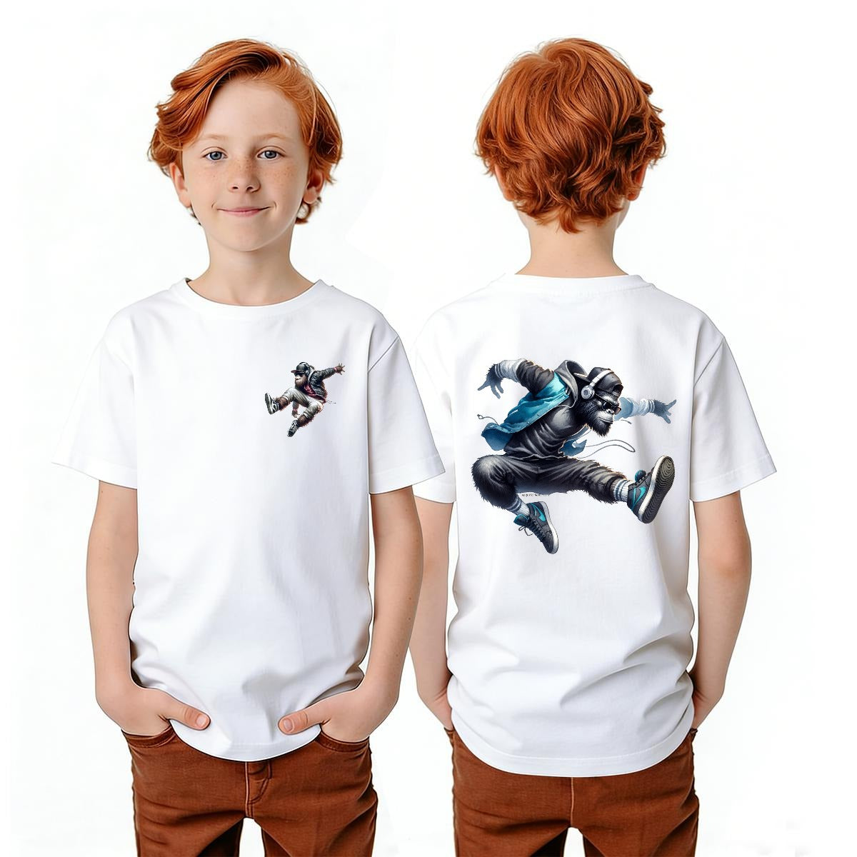 Bigfoot Sasquatch Designs, Kid’s Double Sided Gildan 5000B T Shirt