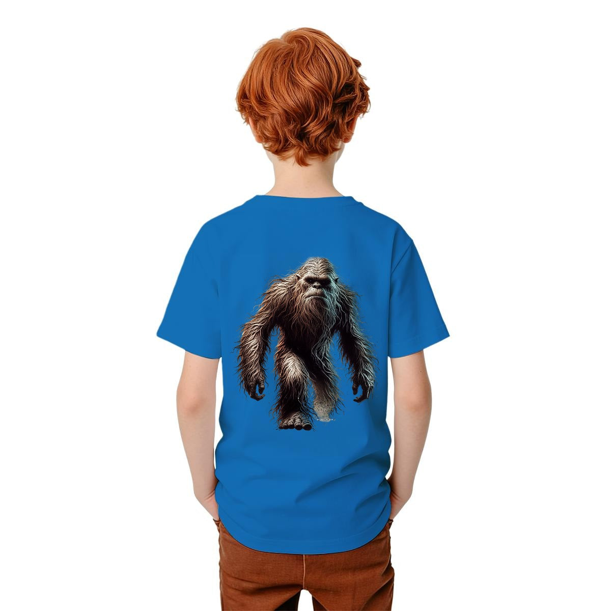 Bigfoot Sasquatch Designs, Kid’s Double Sided Gildan 5000B T Shirt