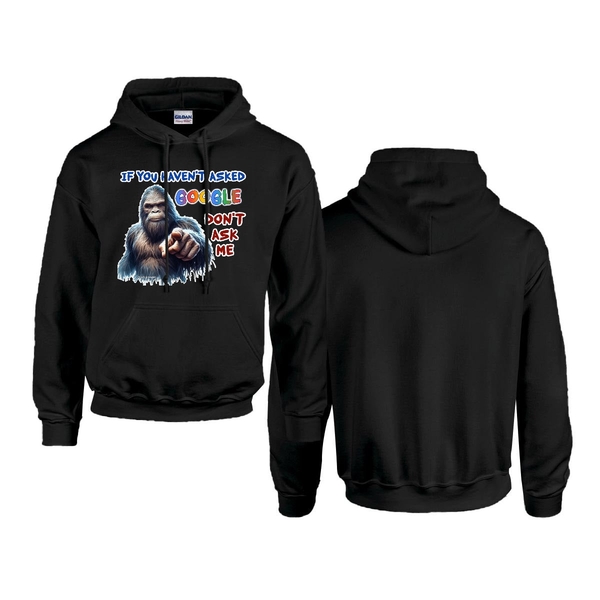 Sasquatch, Bigfoot Design, Gildan 18500 Poly-Cotton Hoodie