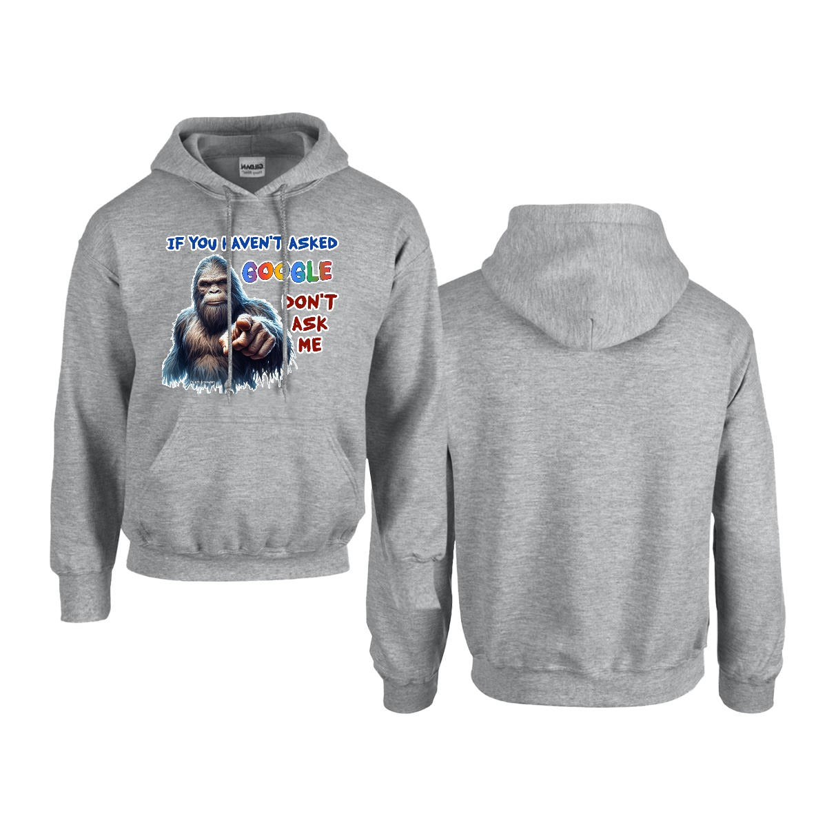 Sasquatch, Bigfoot Design, Gildan 18500 Poly-Cotton Hoodie