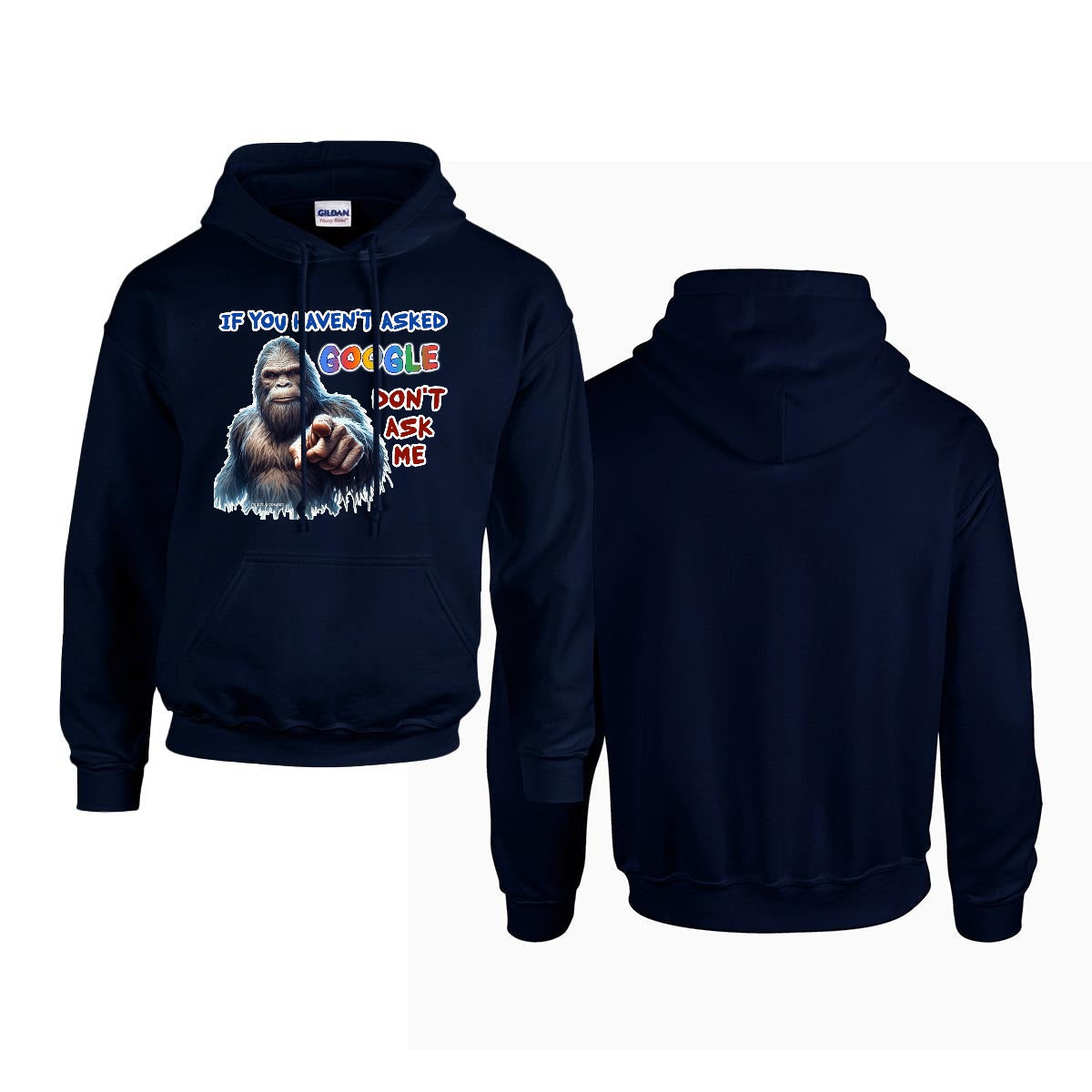 Sasquatch, Bigfoot Design, Gildan 18500 Poly-Cotton Hoodie