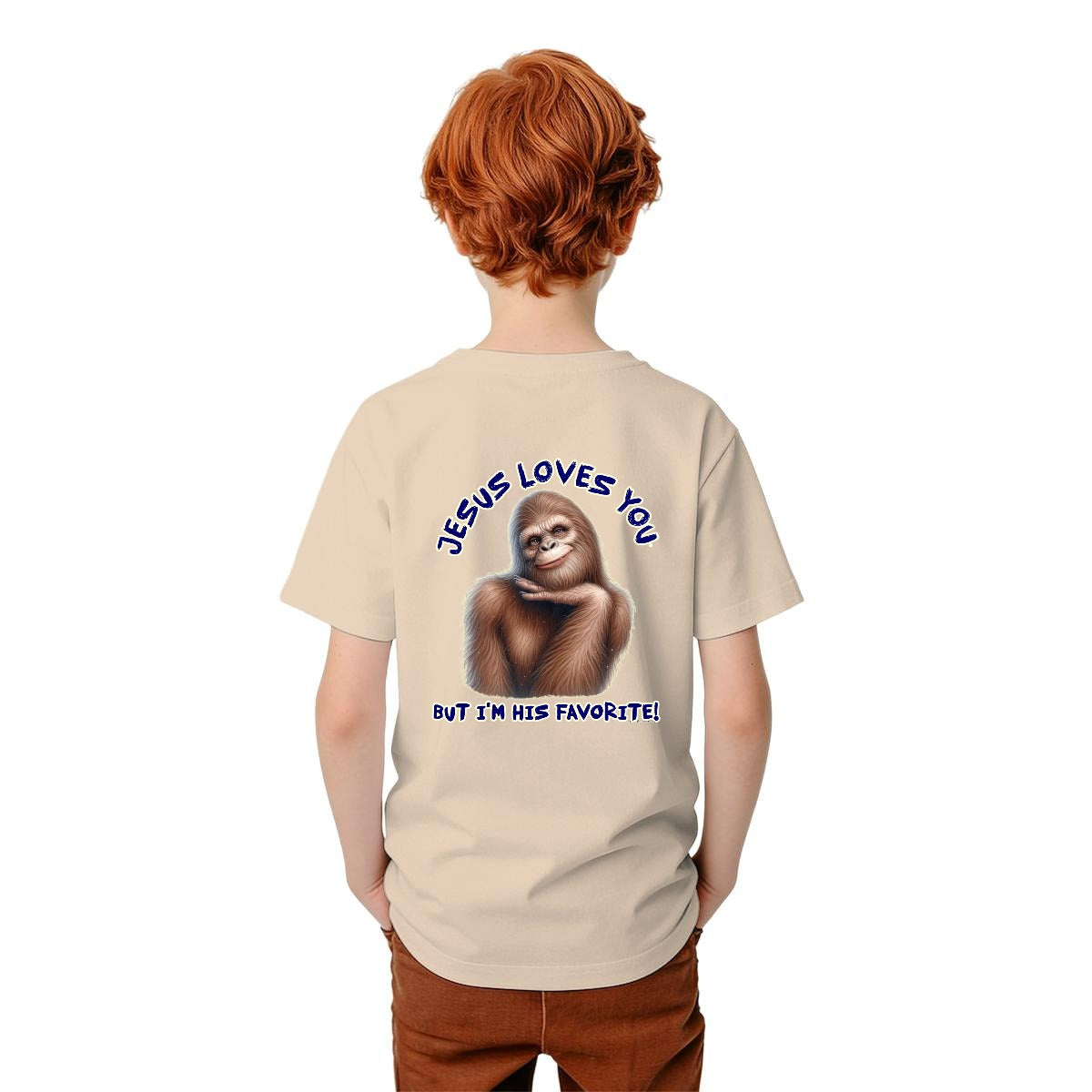 Bigfoot Sasquatch Designs, Kid’s Double Sided Gildan 5000B T Shirt