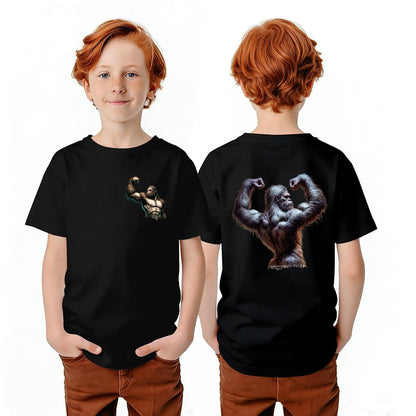 Bigfoot Sasquatch Designs, Kid’s Double Sided Gildan 5000B T Shirt