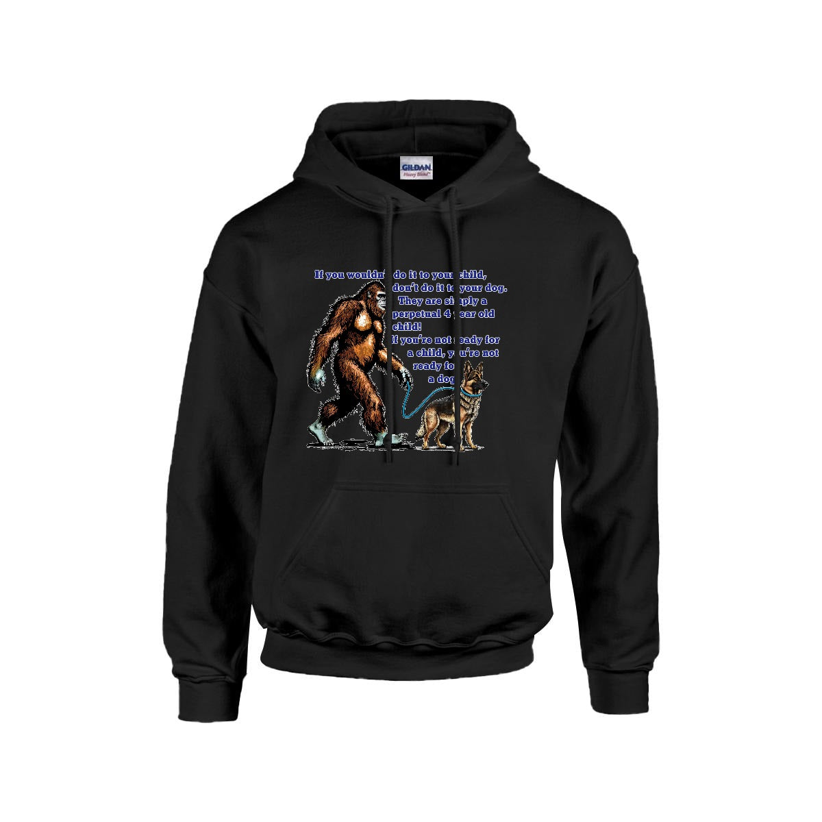 Sasquatch, Bigfoot Design, Gildan 18500 Poly-Cotton Hoodie