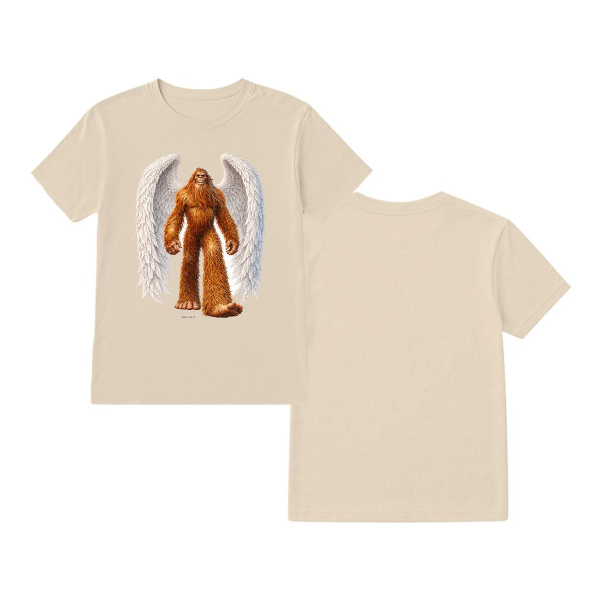 Bigfoot Sasquatch With Wings, |Gildan 5000 T Shirt