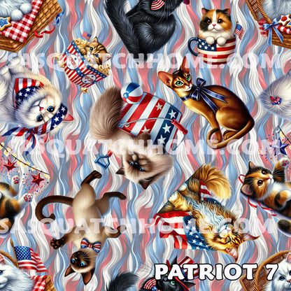8 Patriot Designs, Adult Zip Up Hoodie