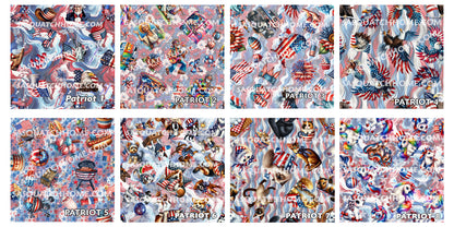 8 Patriot Designs, Kids Canvas Sneaker Shoes