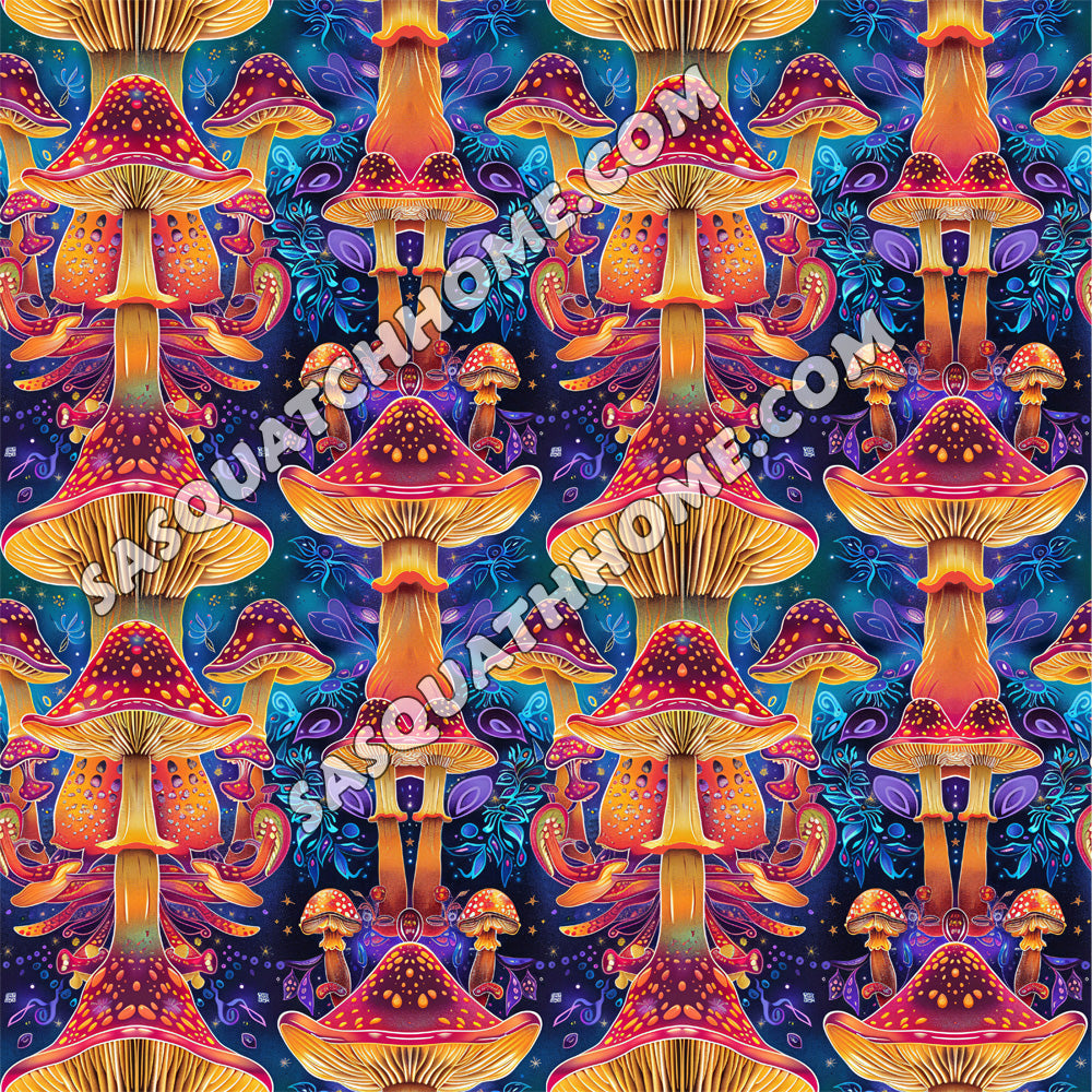 10 Psychedelic Designs, Girls One-Piece Summer Swimsuit, Ruffle Shoulder