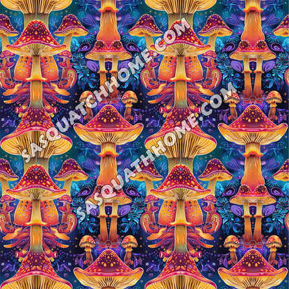 10 Psychedelic Designs, Girls One-Piece Summer Swimsuit, Ruffle Shoulder