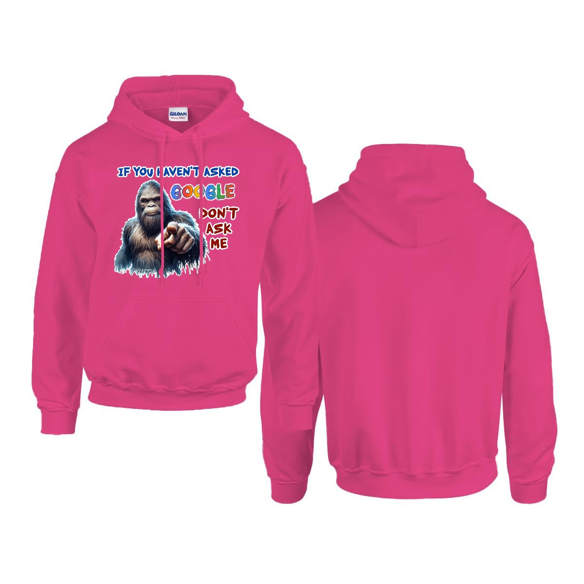 Sasquatch, Bigfoot Design, Gildan 18500 Poly-Cotton Hoodie