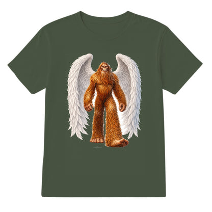 Bigfoot Sasquatch With Wings, |Gildan 5000 T Shirt