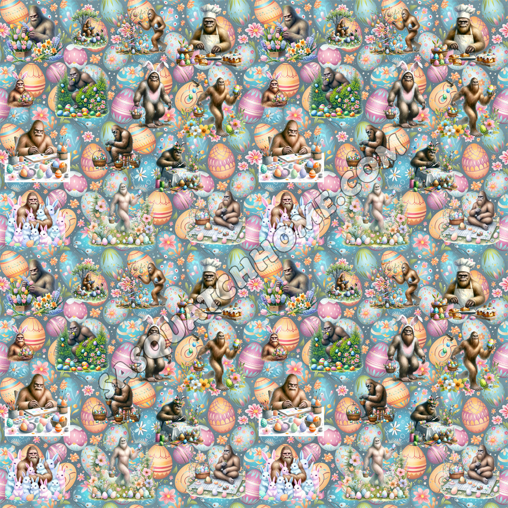Sasquatch Cotton Fabric 10