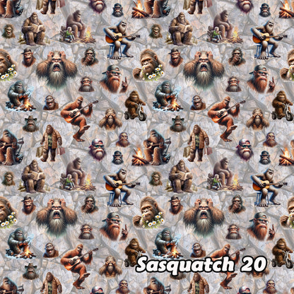 Faces of Bigfoot Sasquatch 20, 3 Pack Gift Wrapping Paper Sheets - Over 300 Square Feet of Gift Wrap
