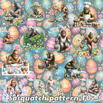 21 Bigfoot Sasquatch Designs, Waterproof Polyester Shower Curtain – Made in the USA – 70.8x70.8”