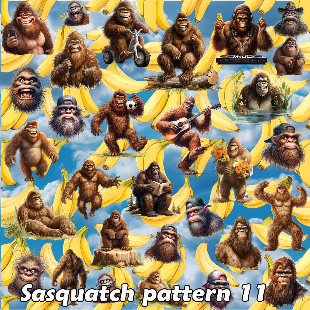 10 Bigfoot / Sasquatch, Men’s Long Boxer Briefs