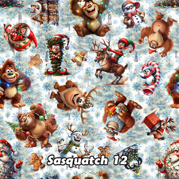 21 Bigfoot Sasquatch Designs, Children’s Polyester Socks