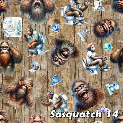 21 Bigfoot Sasquatch Designs, Children’s Polyester Socks