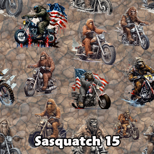 21 Bigfoot Sasquatch Designs, Waterproof Polyester Shower Curtain – Made in the USA – 70.8x70.8”
