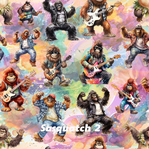 21 Bigfoot Sasquatch Designs, Adult Zip Up Hoodie