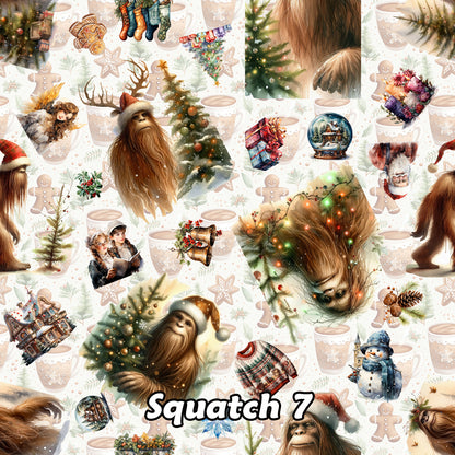 20 Bigfoot / Sasquatch Designs, Plus Size High-Waisted Bikini Customized Services